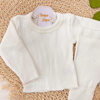 Conj de linha Canelado Branco